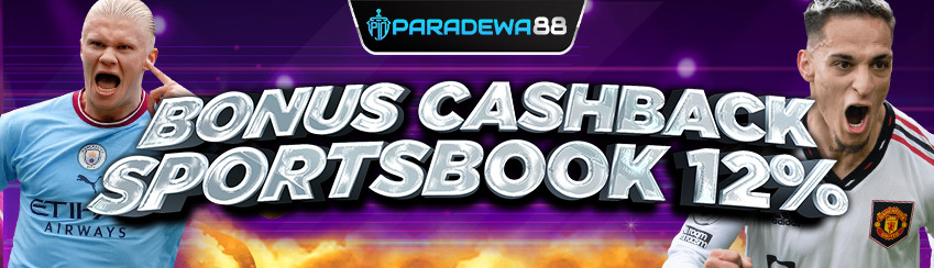 BONUS CASHBACK SPORTSBOOK 12%